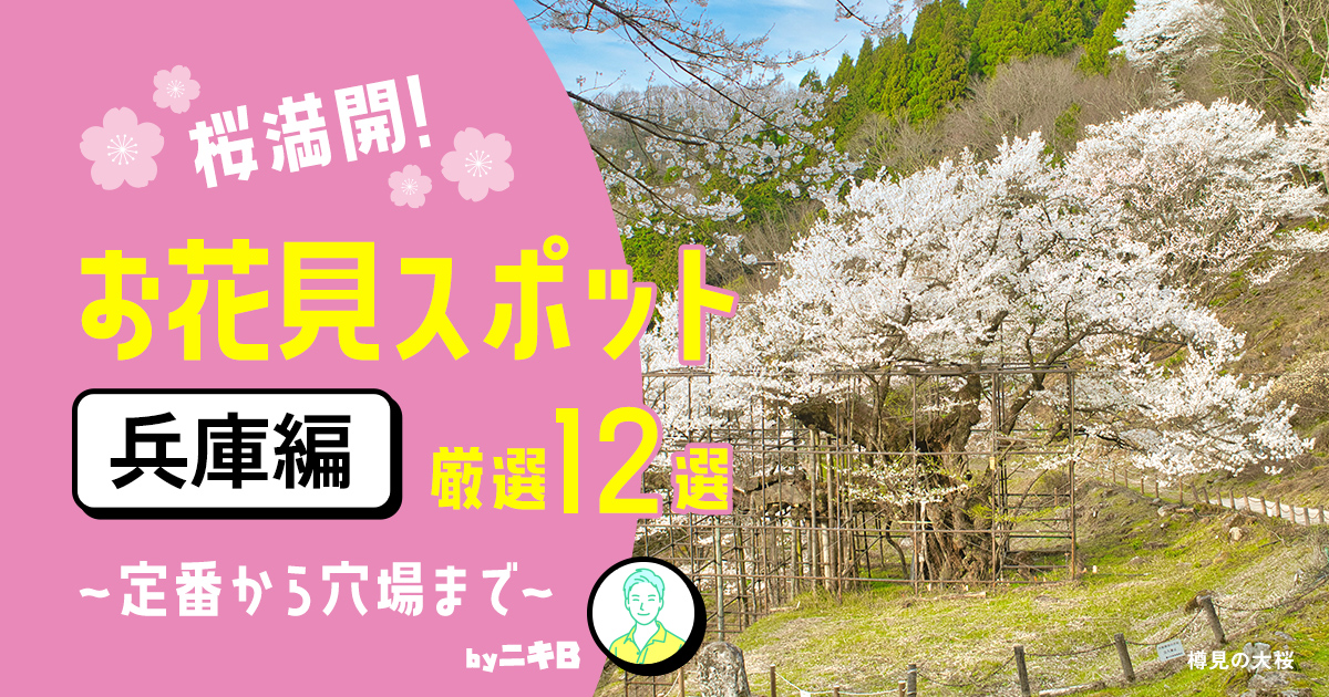 桜満開! お花見 スポット 兵庫編 厳選12選（定番〜穴場 - 関西低予算